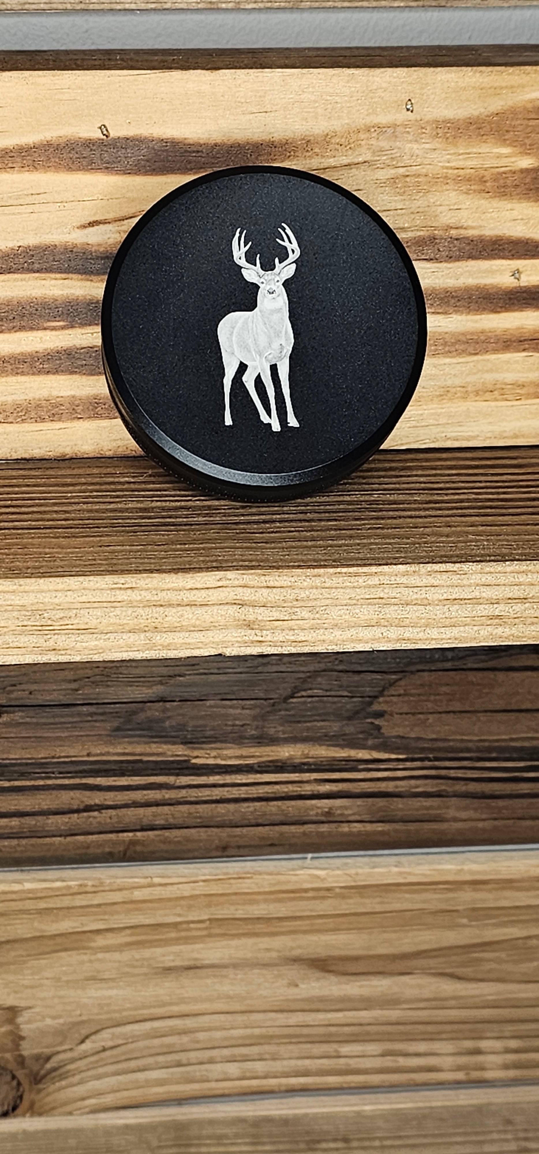 ToughSnuffCanz with your choice of design and customized engraving-Black