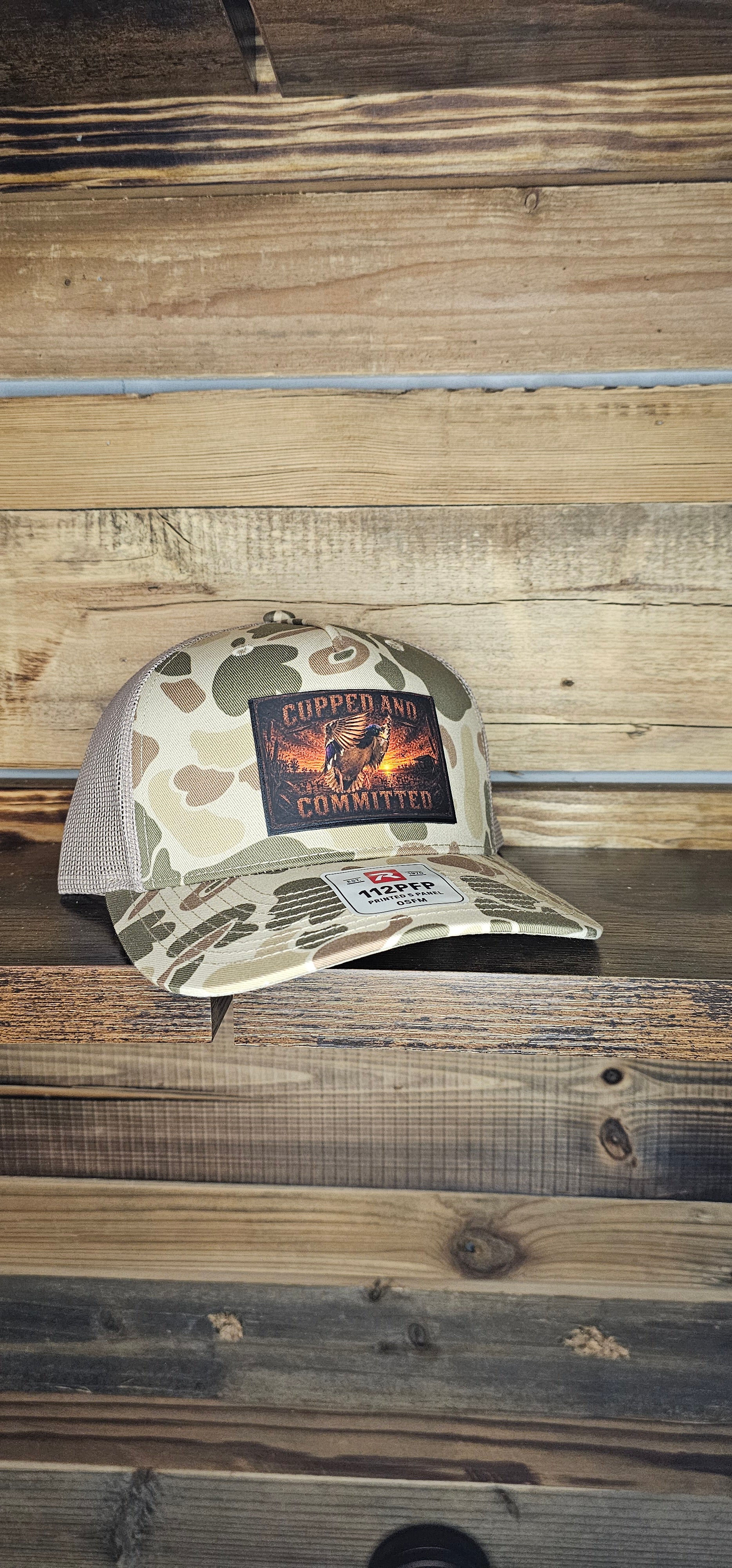 Richardson 112 PFP harvest camo- Cupped duck