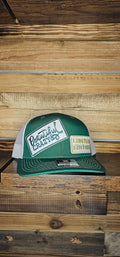 Richardson 112 Hat grn/wh embroidered patches