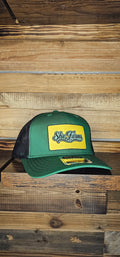 Richardson 112 Hat grn/blk She farms leather