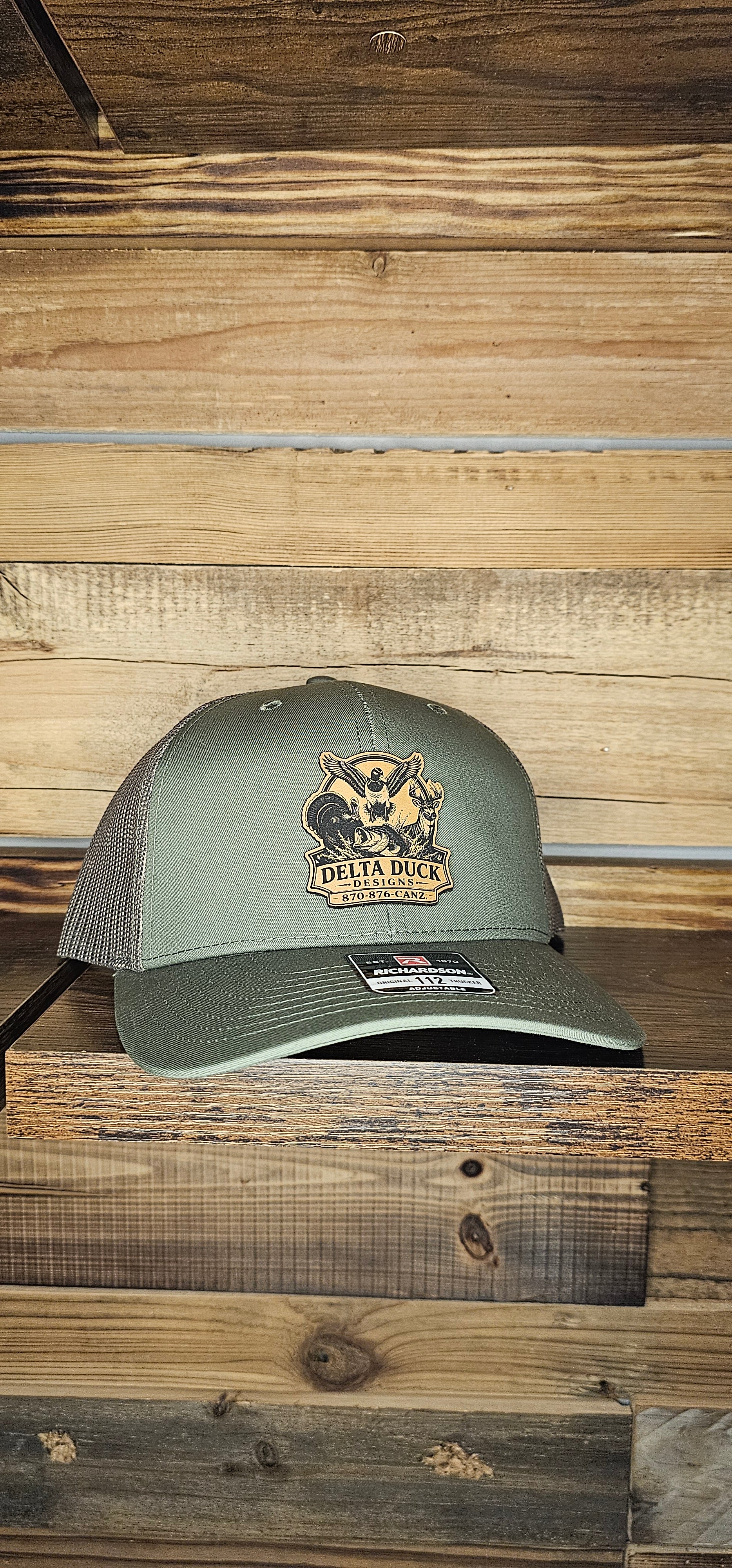 Richardson 112 Hat Loden w/ Delta Duck patch