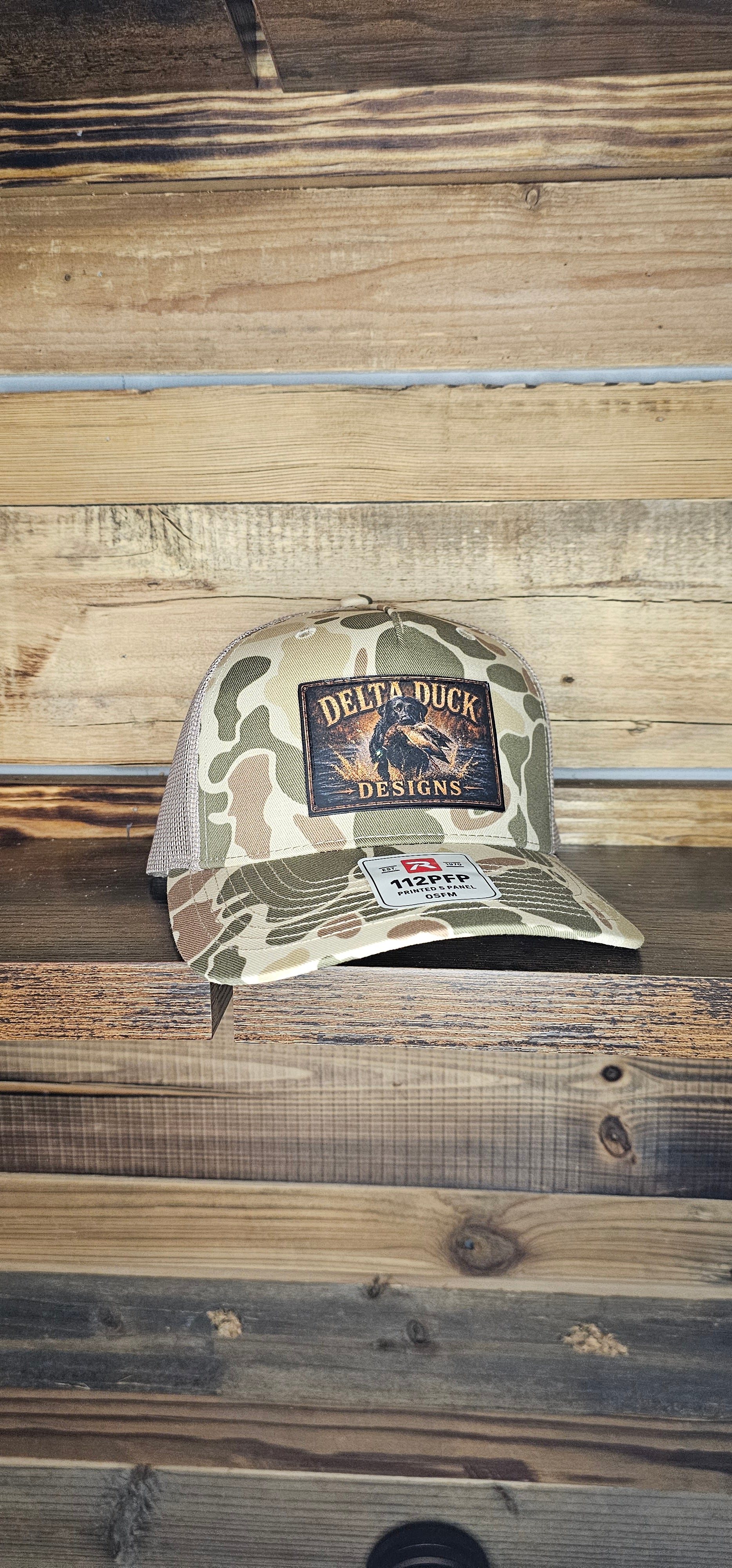 Richardson 112 PFP harvest camo- Black Lab