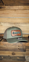 Richardson 112 Hat Loden w/ Country Girl leather patch